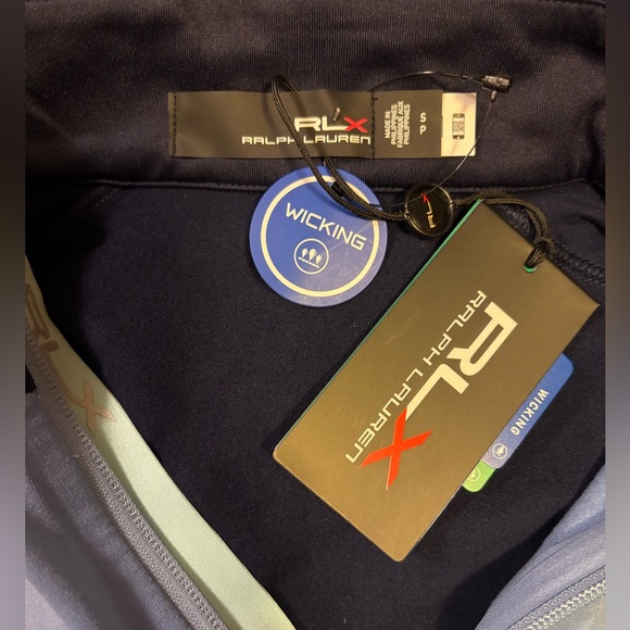 NWT Ralph Lauren RLX Golf Performance Quarter Zip Pullover sz S - Picture 3 of 8